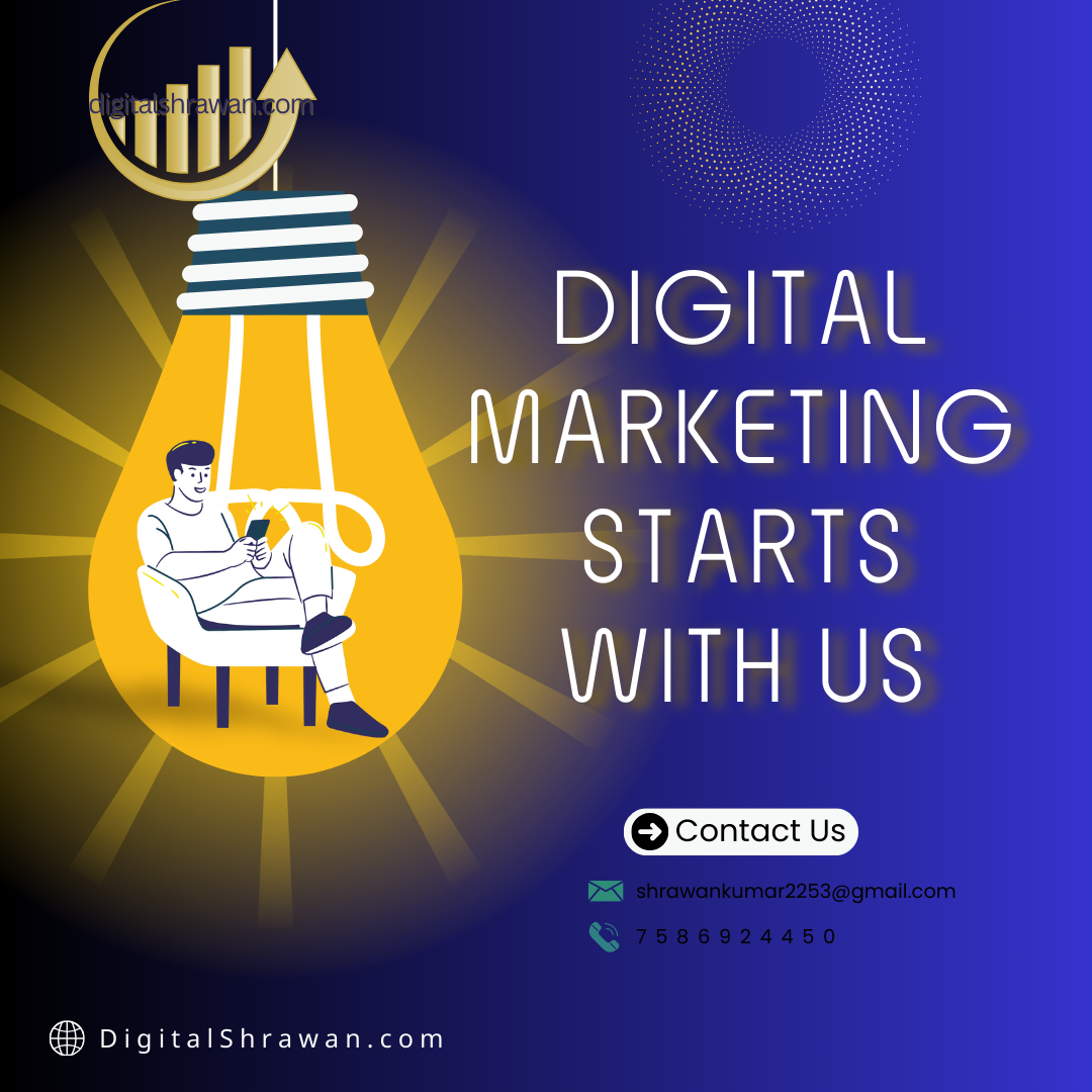 yellow and black digital marketing Instagram post